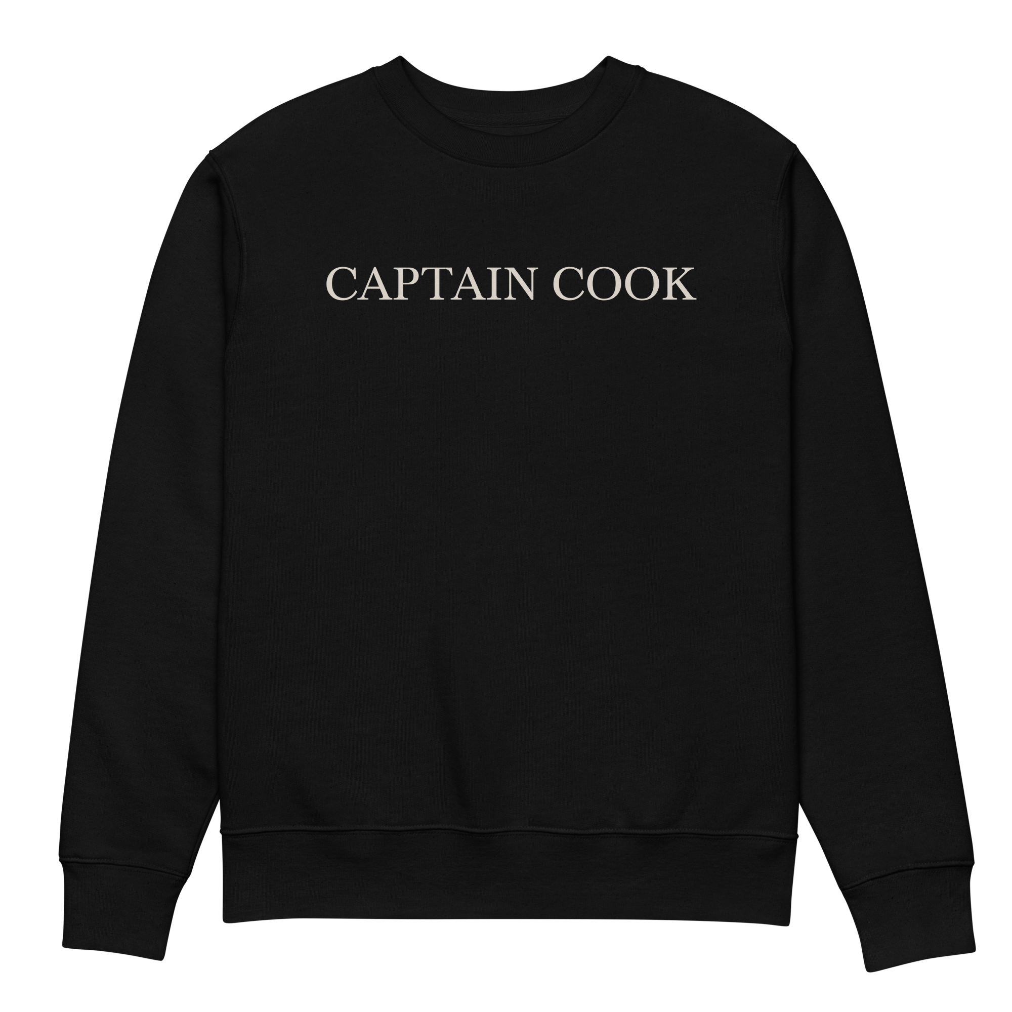 CAPTAIN COOK Sweatshirt — Black