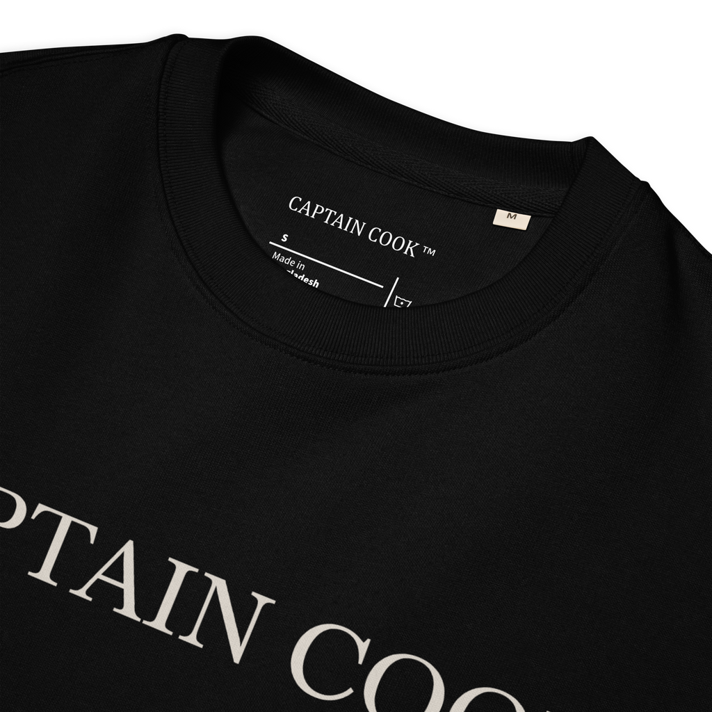 CAPTAIN COOK Sweatshirt — Black