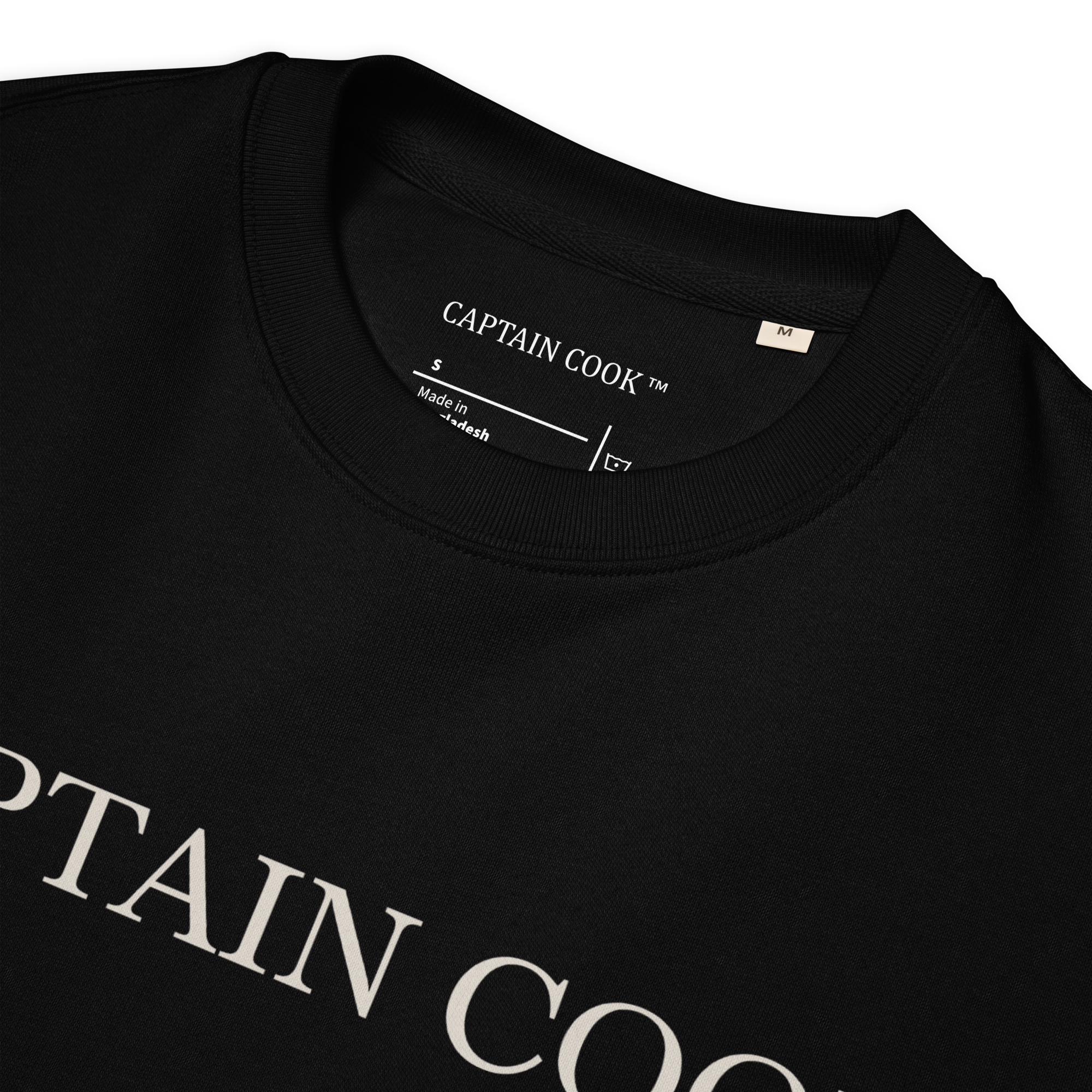 CAPTAIN COOK Sweatshirt — Black