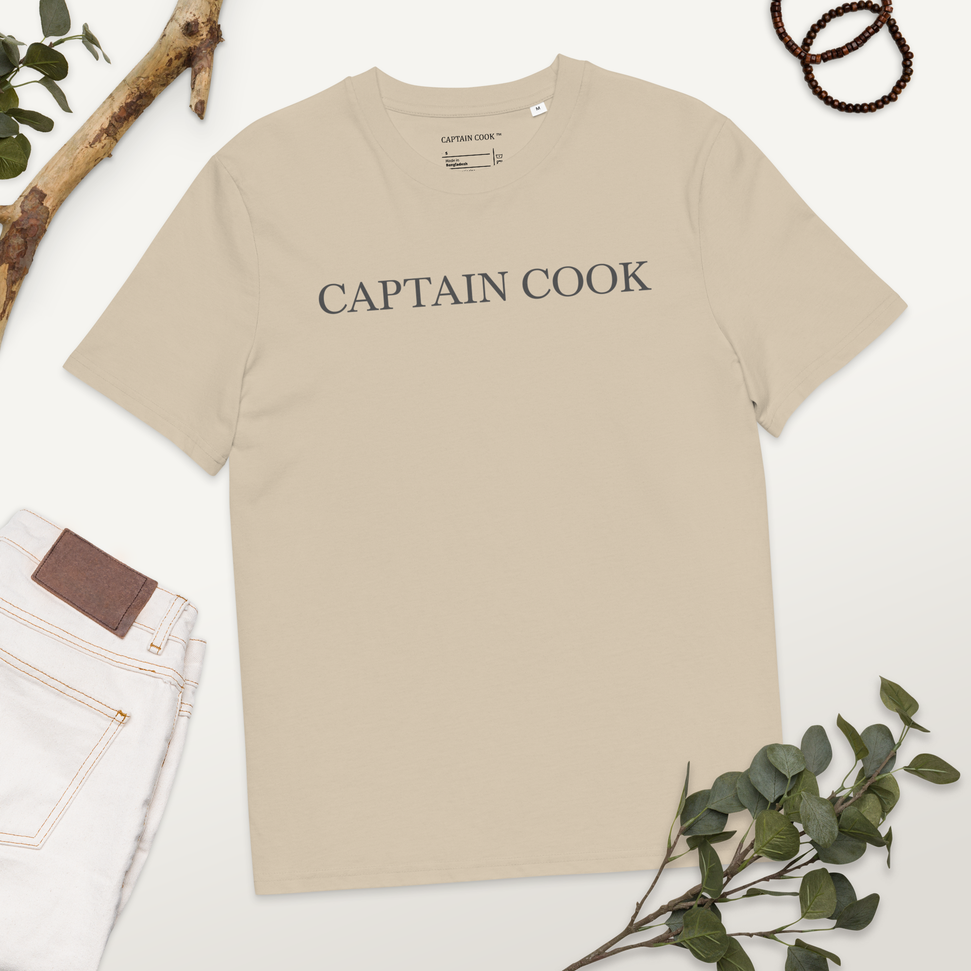 CAPTAIN COOK Tee — Desert Dust