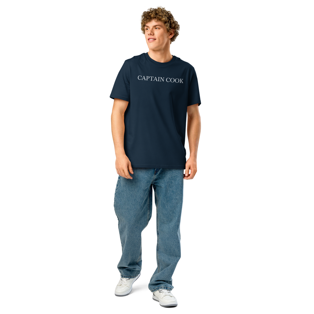 CAPTAIN COOK Tee — Deep Navy
