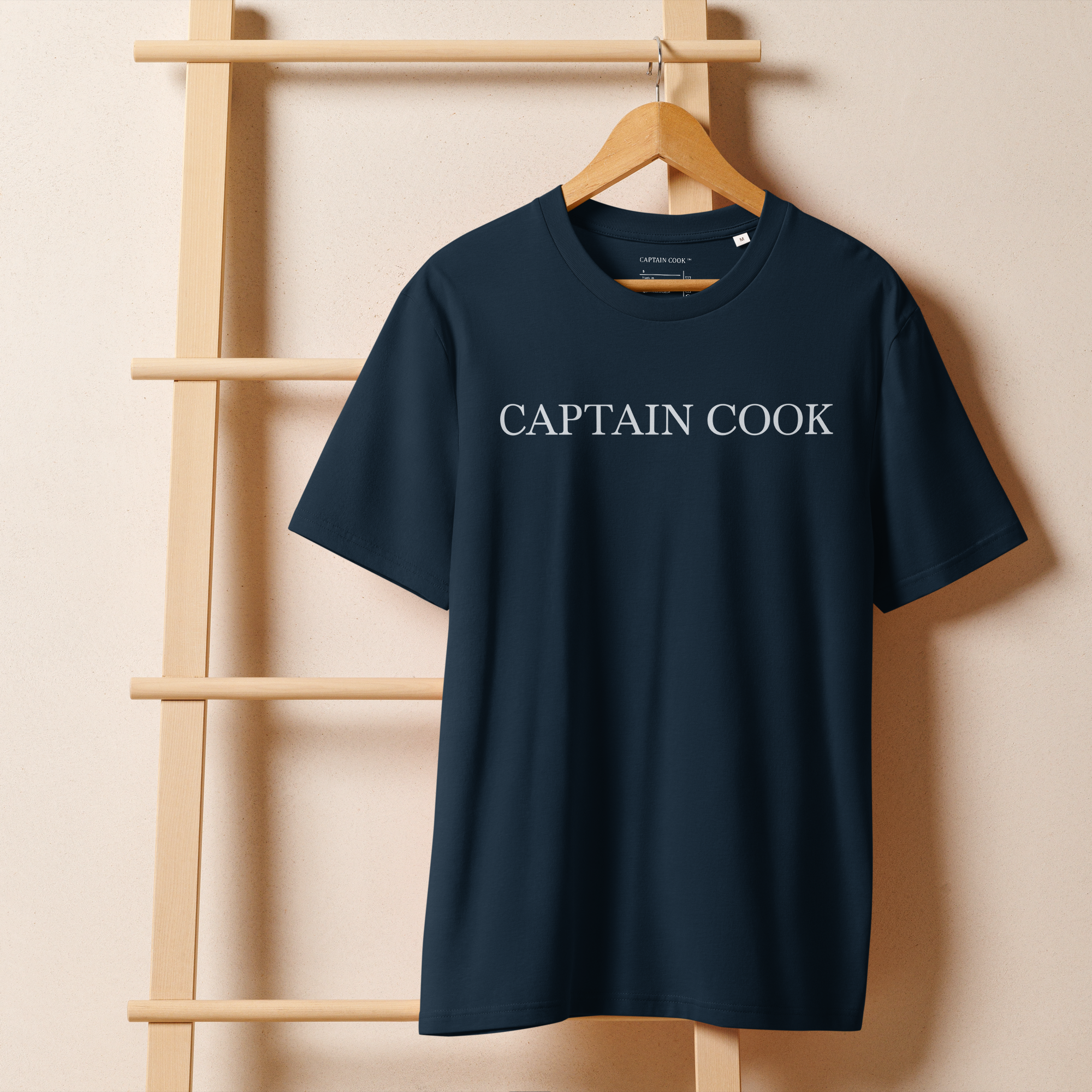 CAPTAIN COOK Tee — Deep Navy