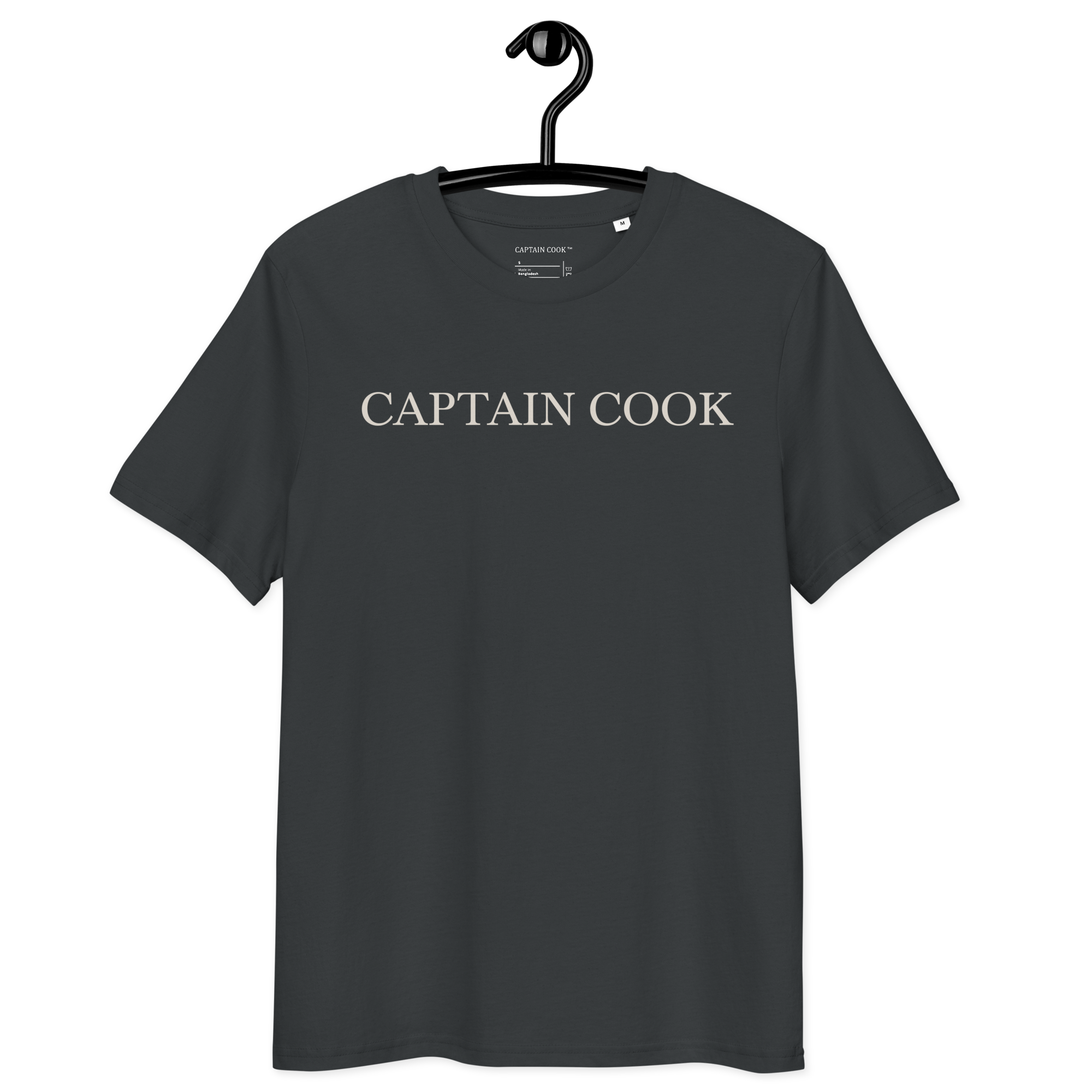 CAPTAIN COOK Tee — Charcoal
