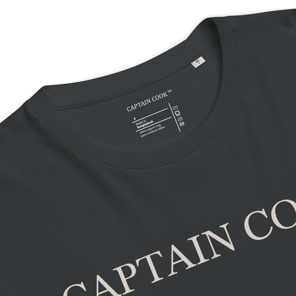 CAPTAIN COOK Tee — Charcoal